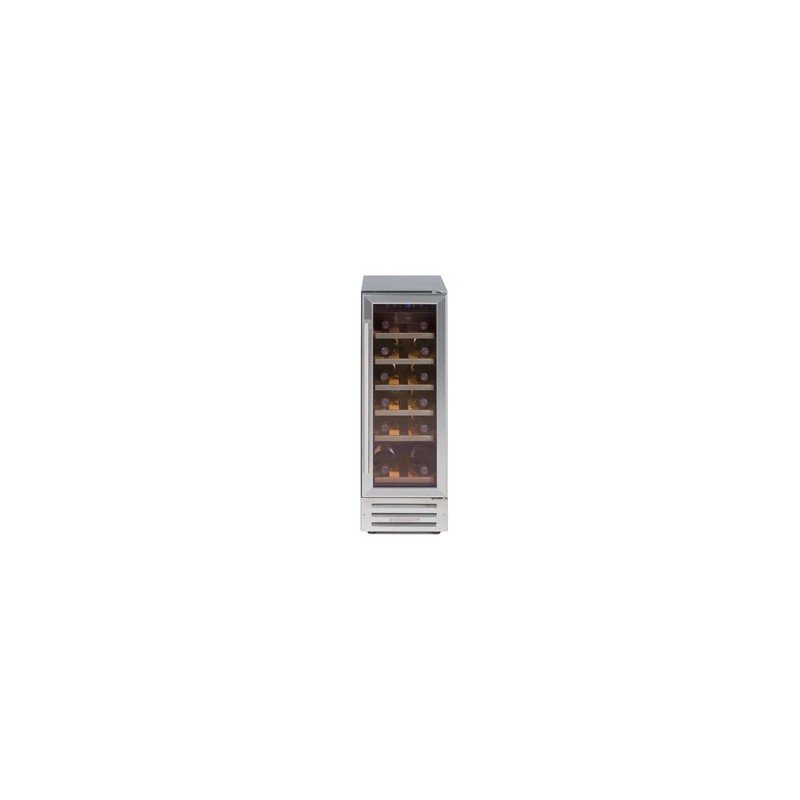Newworld 300mm Stainless Steel & Black Built In Wine Cooler