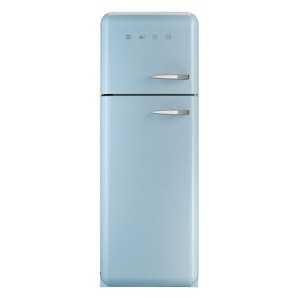 Smeg 70/30 FAB30 Refrigerator / Freezer - Pastel Blue Left Hinged