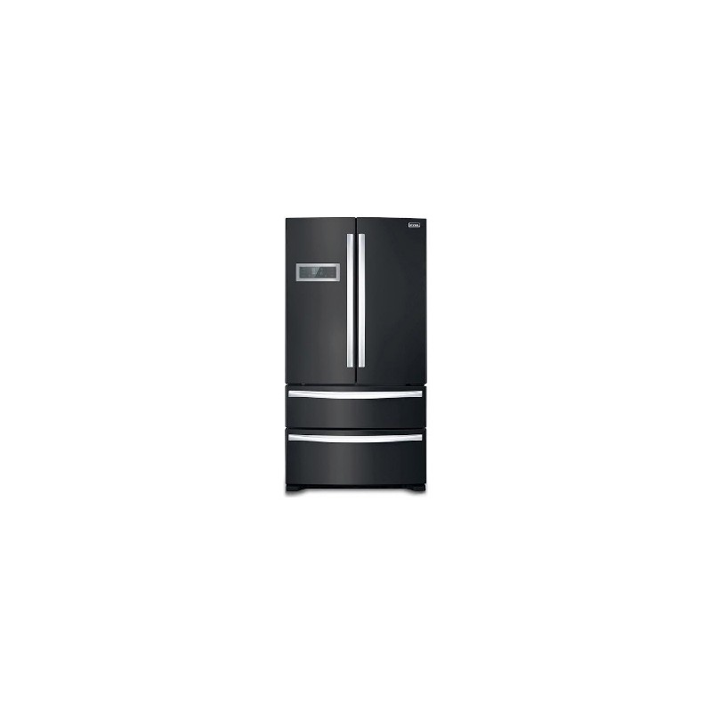 Stoves Freestanding Side-by-Side Fridge / Freezer with Drawers - Black