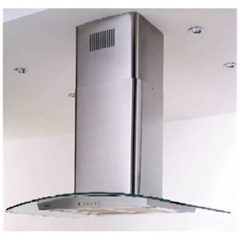 Belling Designer Curved Glass Island Hood 90CM Belling Designer Curved Glass Island Hood 90CM