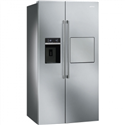 Smeg American Side-by-Side Fridge Freezer with Stainless Steel Effect door
