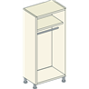 Bretton Park Mirrored Full Hanging Unit - 1 Shelf