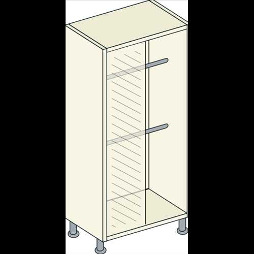 Corner Double Hanging Unit - Bretton Park 