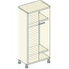 Bretton Park Corner Single Hanging Unit - 2 Shelf