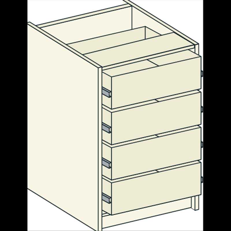 Bretton Park Bedside Drawer Unit - 4 Drawers Bretton Park Bedside Drawer Unit - 4 Drawers