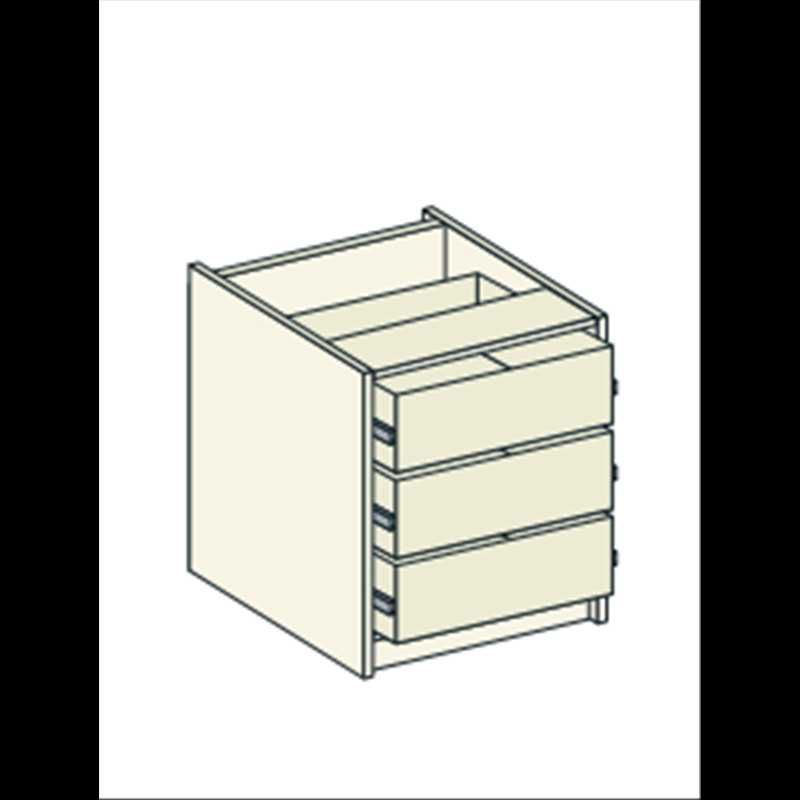Bretton Park Dresser Unit - 3 Drawers Bretton Park Dresser Unit - 3 Drawers