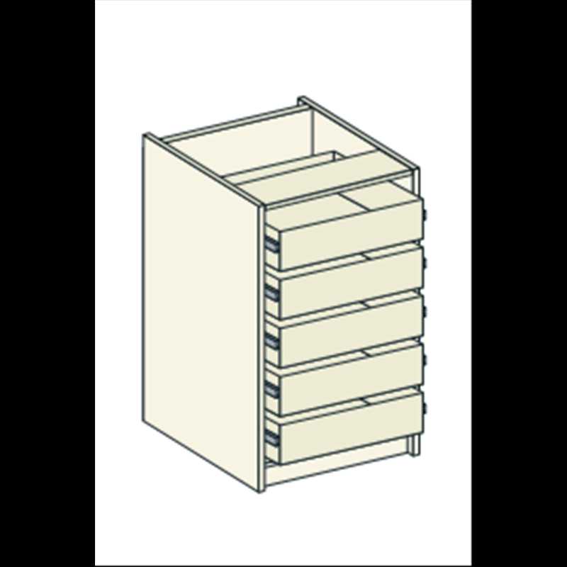 Bretton Park Tall Drawer Unit Pack - 5 Drawers