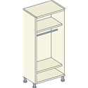 Double Door Single Hanging Unit 2 Shelf - Bretton Park 