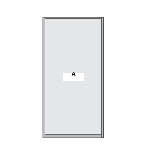 Single Panel Sliding Wardrobe Door