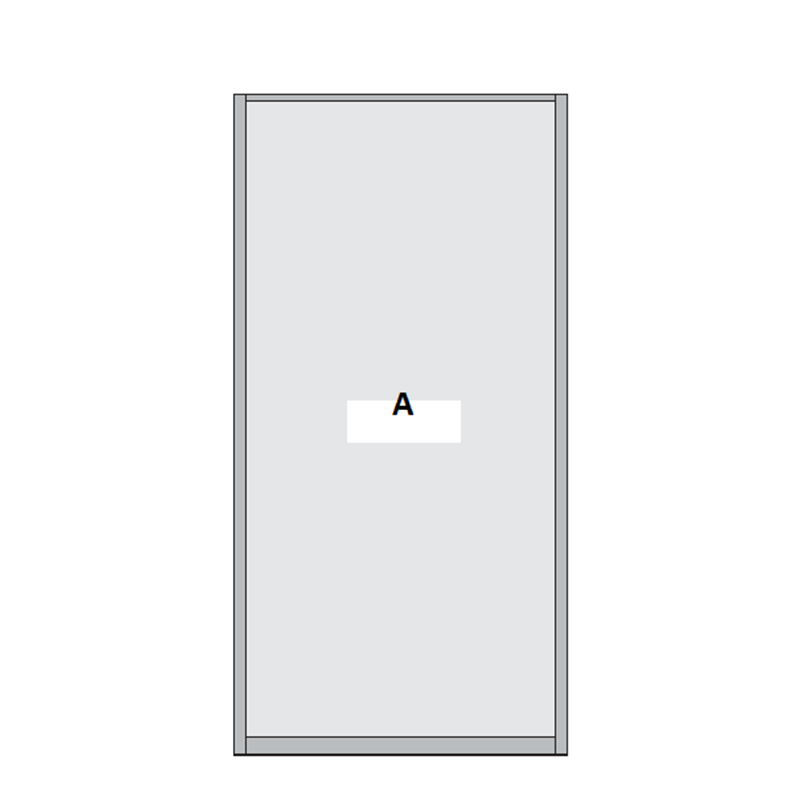 Single Panel Sliding Wardrobe Door