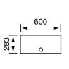 Fiora Gloss Light Grey - Bridging Unit 600