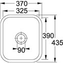 Franke VBK 110 33 V&B Ceramic Sink 