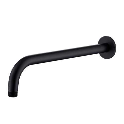 Zane Black Round Shower Arm - Bretton Park