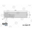 Apollo Slabtech Satin Grey 30mm Avignon RH