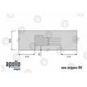 Apollo Magna Avignon 1.5 Bowl Stainless Steel Sink Module RH
