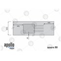 Apollo Magna Auxerre 1.5 Bowl Stainless Steel Sink Module RH