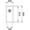 Franke Box Small Bowl 450x200mm Undermount Sink