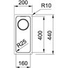 Franke Mythos Small Bowl Undermount Sink