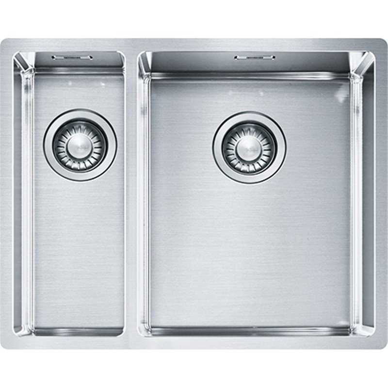 Franke Box 1.5 Bowl Undermount Sink - Small bowl left hand side Franke Box 1.5 Bowl Undermount Sink - Small bowl left hand side