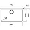 Franke Mythos XLarge Main Bowl Undermount Sink