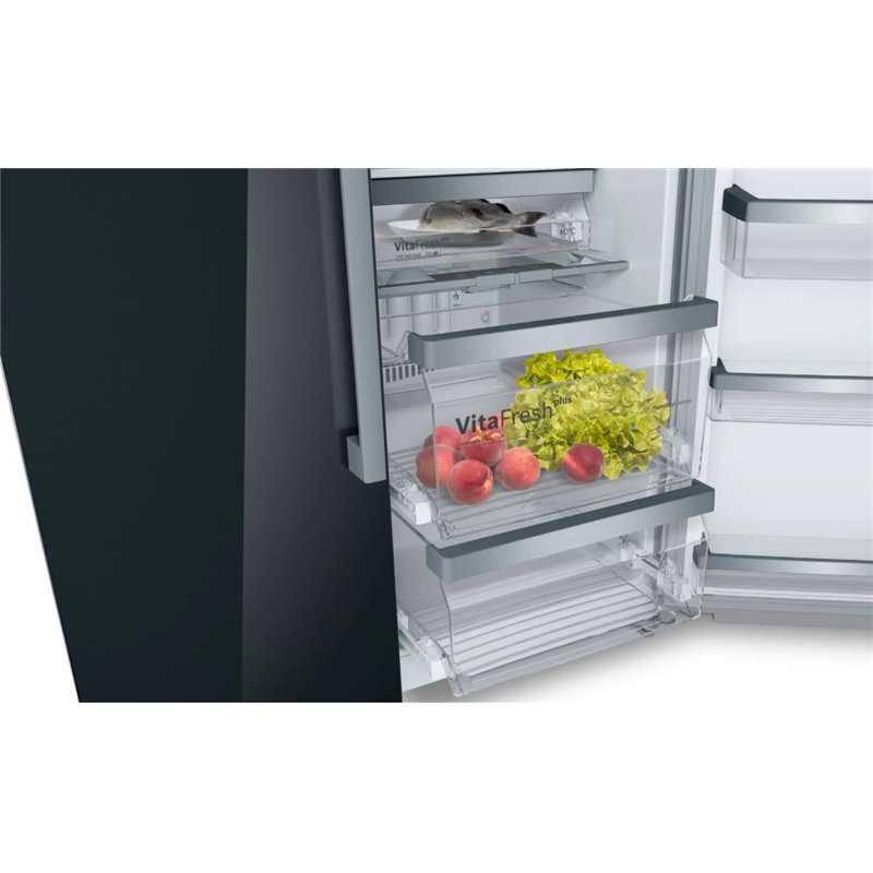 Bosch Side by Side Fridge Freezer Black KAD92HBFP