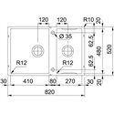 Franke Box Center Inset Sink