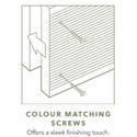 Allur CHARCOAL Colour Matching Screws