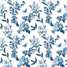 Showerwall Vintage China Blue - Acrylic