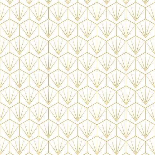Showerwall Deco Tile White-Mustard - Acrylic