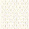 Showerwall Deco Tile White-Mustard - Acrylic