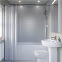 Showerwall Compact Silver Grey Tile Panel