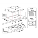 Hotpoint 65cm Induction Ceramic Hob ACO654NE 