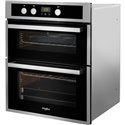 Whirlpool Built-Under Double Oven - Inox and Black AKL307IX