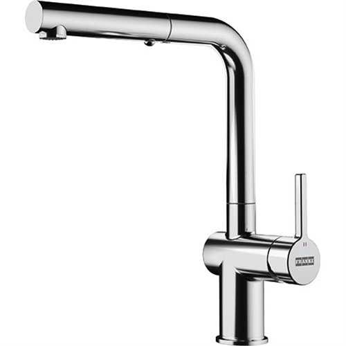 Franke Active Pull Out Dual Spray Mono Hole Mixer - L Spout