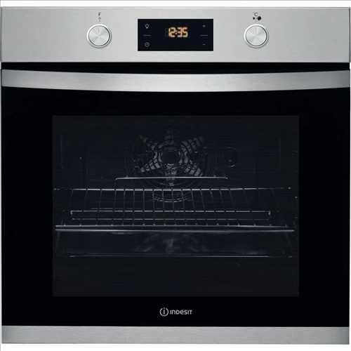 Indesit Aria KFW 3841 JH IX UK Electric Single Built-in Oven in Stainless Steel
