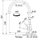 Franke Eos Neo Mono Hole Mixer Tap