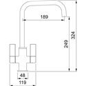 Franke Orlando Mono Hole Mixer Tap