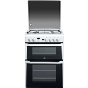 Indesit ID60G2(W) Double Oven GAS Cooker 