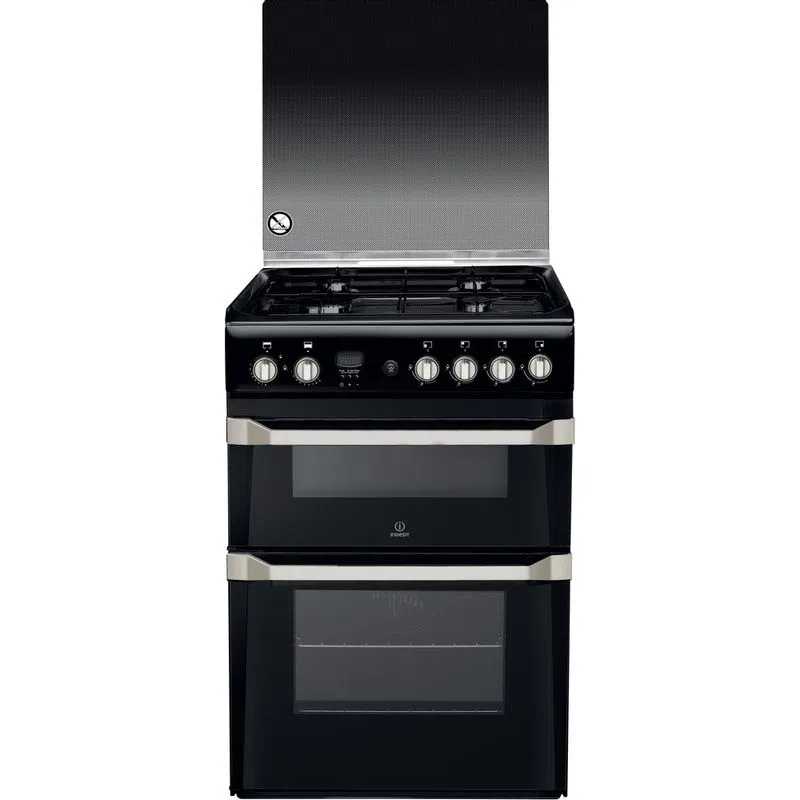 Indesit ID60G2(K) Double Oven GAS Cooker