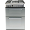 Indesit KDP60SE S Dual Fuel Double Oven Cooker 