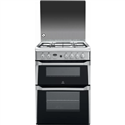 Indesit Double ID60G2 X Oven GAS Cooker