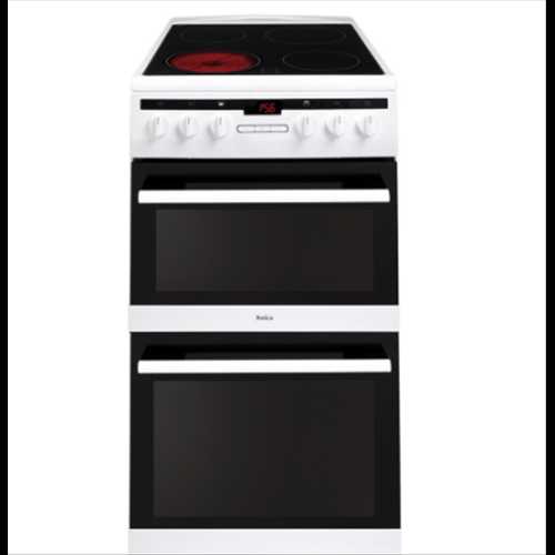 Amica Ceramic Double Oven Electric Cooker AFC5550WH