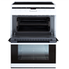 Amica Ceramic Double Oven Electric Cooker AFC6550WH
