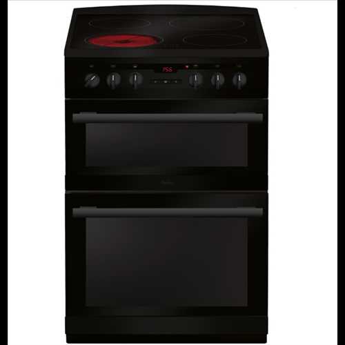 Amica Ceramic Double Oven Electric Cooker AFC6550BL