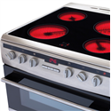 Amica Ceramic Double Oven Electric Cooker AFC6550SS