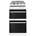 Amica Double Oven Gas Cooker AFG5500WH 