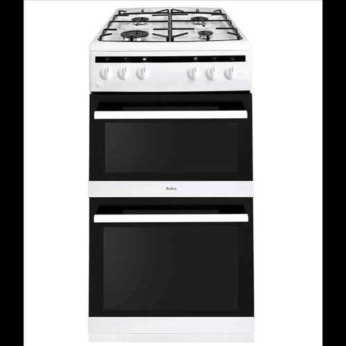 Amica Twin Cavity Gas Cooker AFG5100WH