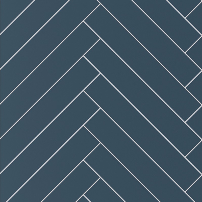 Showerwall Nordic Blue Herringbone