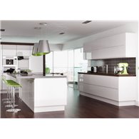 TKC Lucente Gloss 22mm MDF Painted Handleless Door
