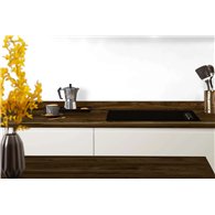 Dark Walnut 38mm Postformed Edge - Matt